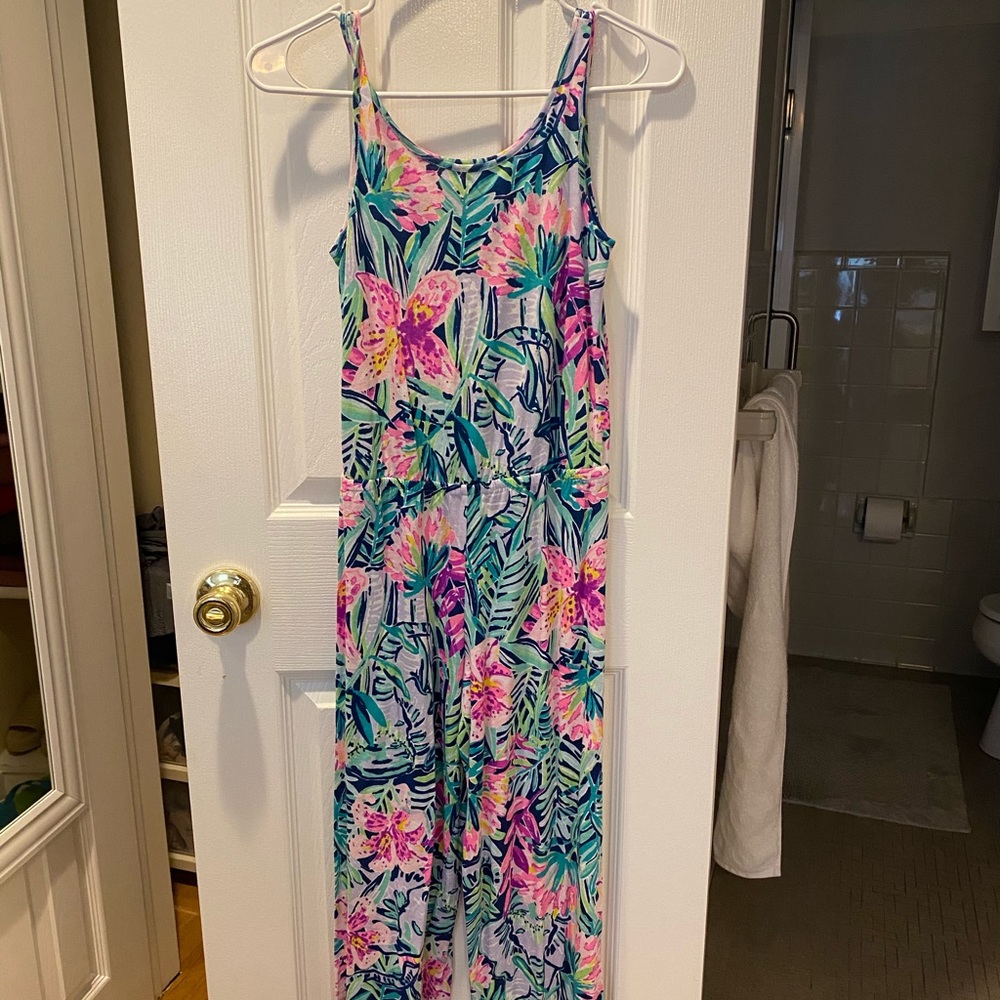 Lilly Pulitzer Floral Jumpsuit (Girls/Teens) - Picture 2 of 4